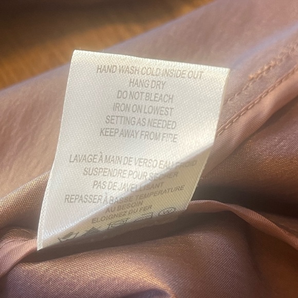 LAST CALL Samuel Dong Vintage Designer Couture Ruffle Blouse Top 8 Bronze Plum - Picture 6 of 9